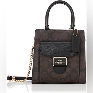 Coach Women's Mini Pepper Crossbody Bag in Signature Canvas